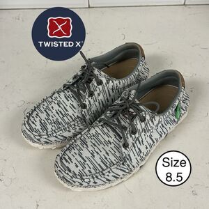 Twisted X Zero-X Lace-Up Shoes for Men - White/Grey - 8.5 M